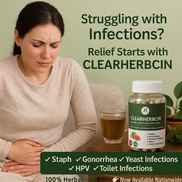 ClearHerbcin Infections Herbal Capsules - Herbal Healix